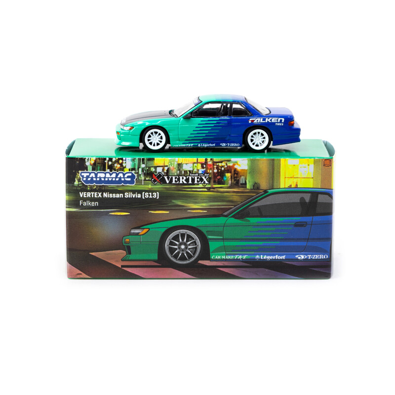 Tarmac Works 1/64 - Nissan Silvia PS13 Vertex | Falken
