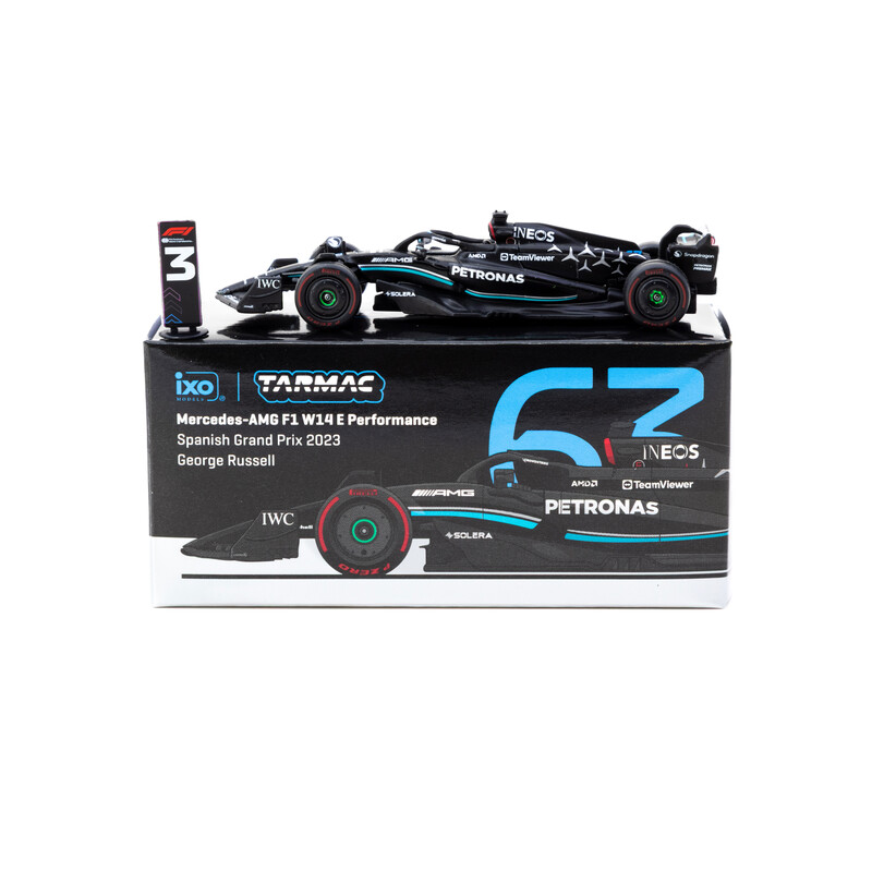 Tarmac Works 1/64 - Mercedes-AMG F1 W14 E - Spanish Grand Prix 2023 - George Russell