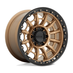 KMC KM547 Carnage 17x9" 6x135 ET0, Bronze Mat, Rebord Noir