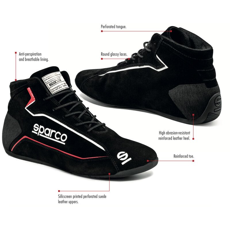 Bottines Sparco Slalom+ Rouges MY20 (FIA)