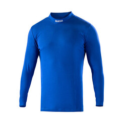 T-Shirt Manches Longues Karting Sparco B-Rookie Bleu, Taille XS