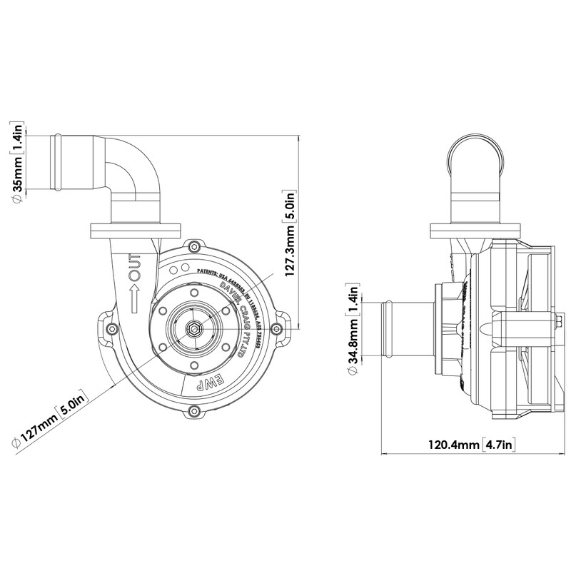 Pompe à Eau Électrique EWP80 Davies Craig (90 L/min)