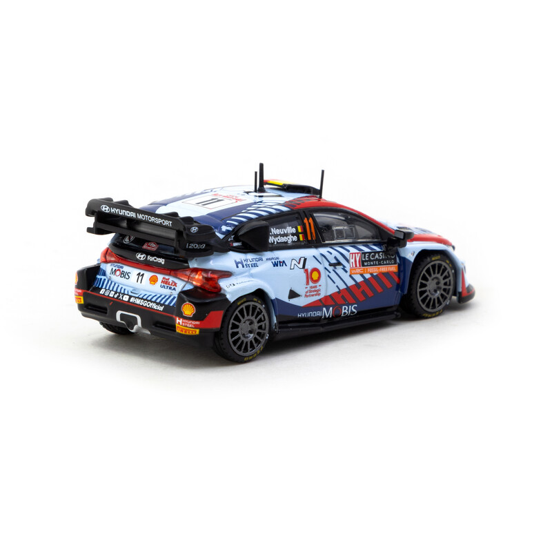 Tarmac Works 1/64 - Hyundai i20 N WRC - Rallye Monte-Carlo 2024 Winner - Thierry Neuville