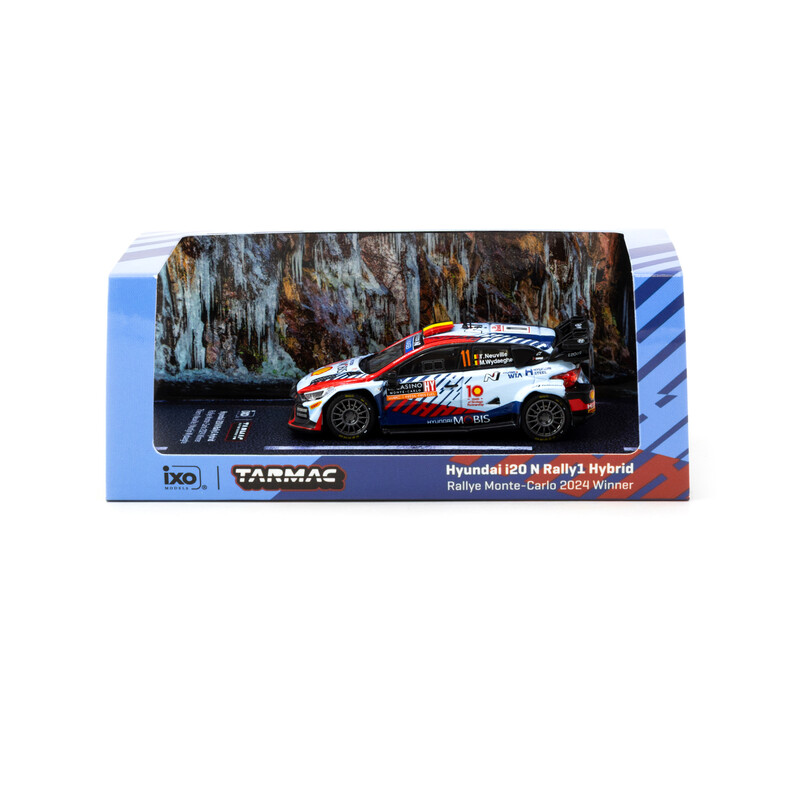 Tarmac Works 1/64 - Hyundai i20 N WRC - Rallye Monte-Carlo 2024 Winner - Thierry Neuville