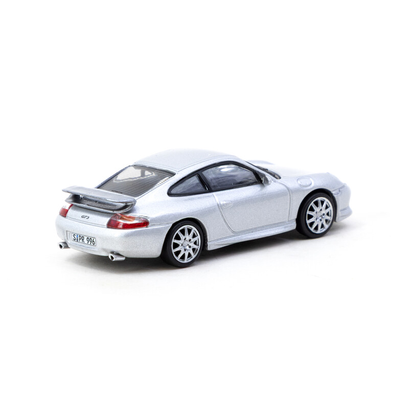 Tarmac Works 1/64 - Porsche 911 GT3 (type 996) - Argent