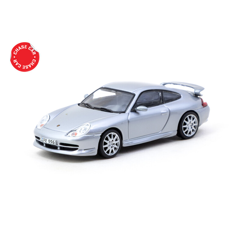 Tarmac Works 1/64 - Porsche 911 GT3 (type 996) - Argent