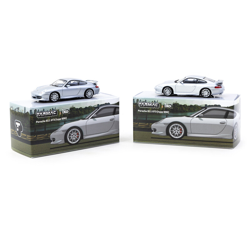 Tarmac Works 1/64 - Porsche 911 GT3 (type 996) - Argent