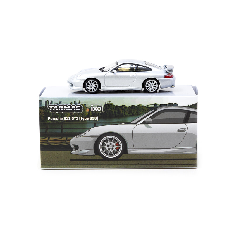 Tarmac Works 1/64 - Porsche 911 GT3 (type 996) - Argent