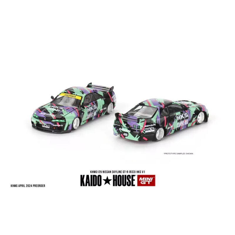Mini GT x Kaido House 1/64 - Nissan Skyline GT-R (R33) HKS