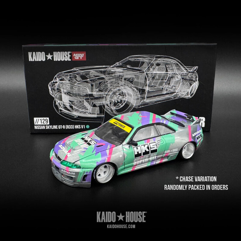 Mini GT x Kaido House 1/64 - Nissan Skyline GT-R (R33) HKS