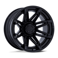 Fuel FC401 Brawl 22x10" 6x139.7 ET-18, Noir Mat, Rebord Brillant