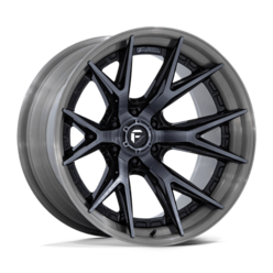 Fuel FC402 Catalyst 22x10" 6x139.7 ET-18, Noir Brillant Brossé, Teinté