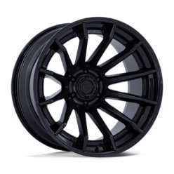 Fuel FC403 Burn 22x10" 6x139.7 ET-18, Noir Mat, Rebord Brillant