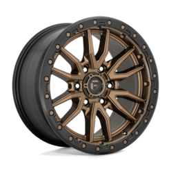 Fuel D681 Rebel 22x9" 6x139.7 ET20, Bronze Mat, Cerclage Noir