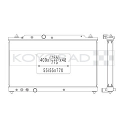 Radiateur Alu Koyorad pour Honda Civic Type R FL5