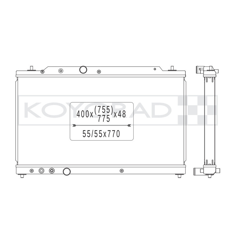 Radiateur Alu Koyorad pour Honda Civic Type R FL5