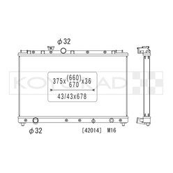 Radiateur Alu Koyorad pour Toyota Altezza RS200 XE10