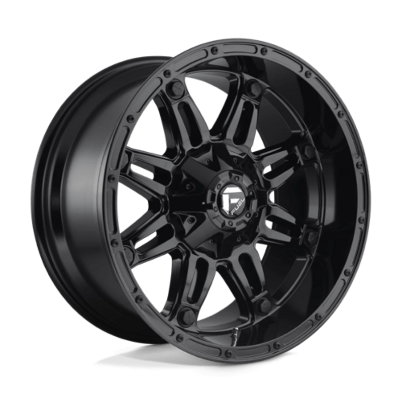 Fuel D625 Hostage 20x9" 6x135/139.7 ET1, Noir Brillant