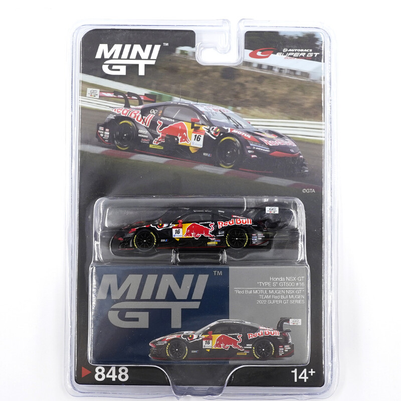 Mini GT 1/64 - Honda NSX GT500 Super GT 2022 - Red Bull