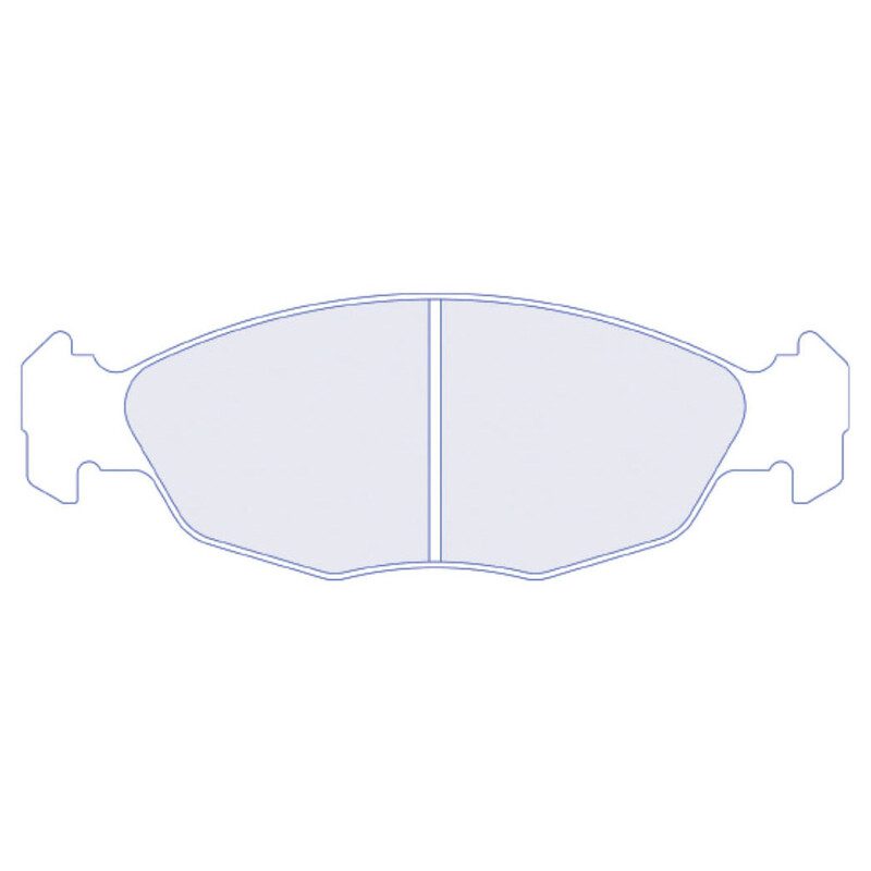 Plaquettes de Freins Avant CL Brakes RC8R pour Peugeot 106 1.6i Rallye