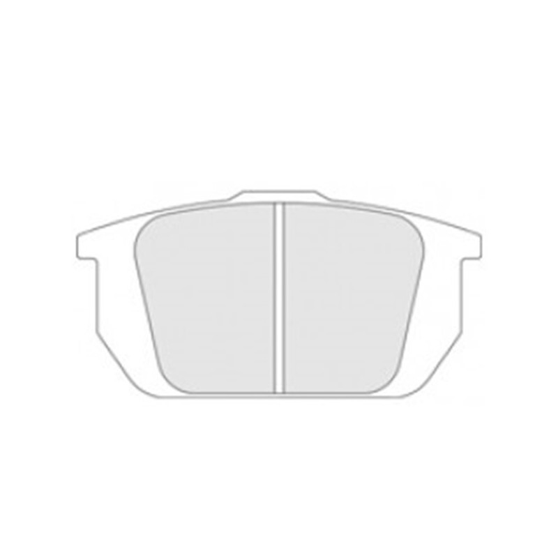 Plaquettes de Freins Arrière CL Brakes RC6 pour Alfa Romeo 145 1.7 16V