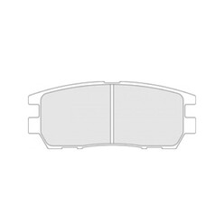Plaquettes de Freins Arrière CL Brakes RC5+ pour Mitsubishi Pajero (V2/4) 3.5i V6