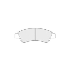 Plaquettes de Freins Avant CL Brakes RC6 pour Citroen DS3 R1
