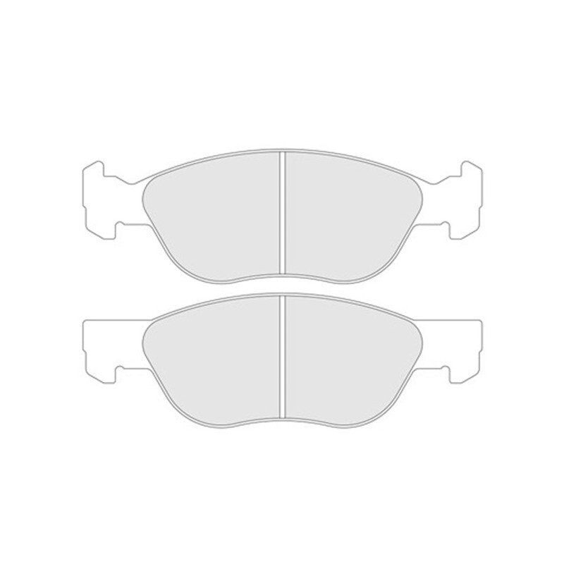 Plaquettes de Freins Avant CL Brakes RC6 pour Renault Twingo R2 (Gravel)