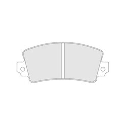 Plaquettes de Freins Avant / Arrière CL Brakes RC6 pour Alpine A110 1600 1.6