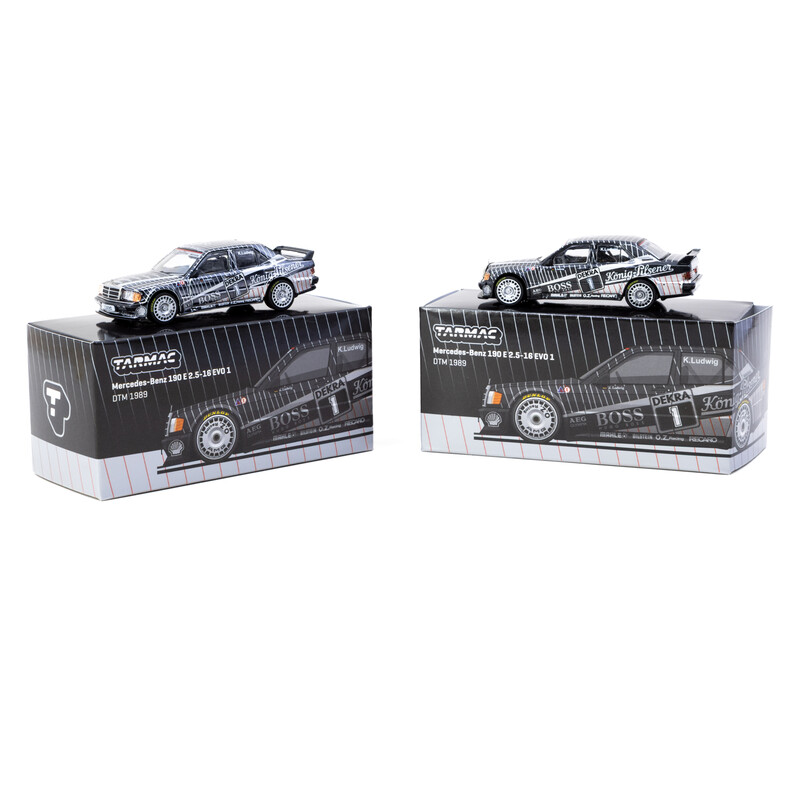 Tarmac Works 1/64 - Mercedes-Benz 190 E 2.5-16 EVO 1 - DTM 1989 - Klaus Ludwig