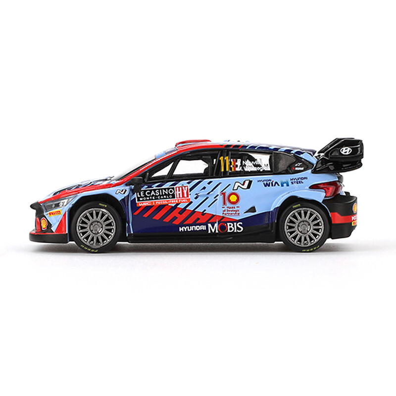 Mini GT 1/64 - Hyundai i20 N WRC - Rallye Monte-Carlo 2024 Winner - Thierry Neuville