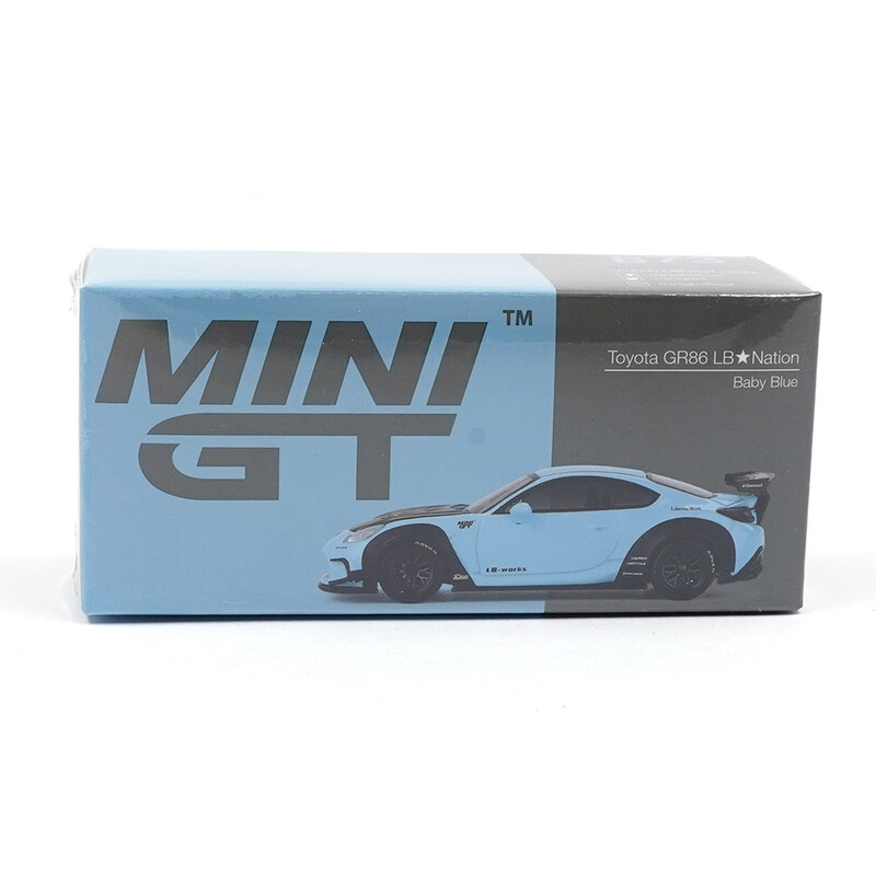 Mini GT 1/64 - Toyota GR86 LB-WORKS Baby Blue