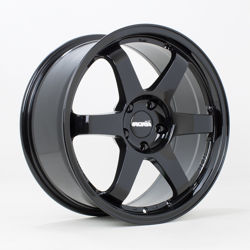 Rota Grid 18x8.5" 5x114.3 ET30, Noir Brillant