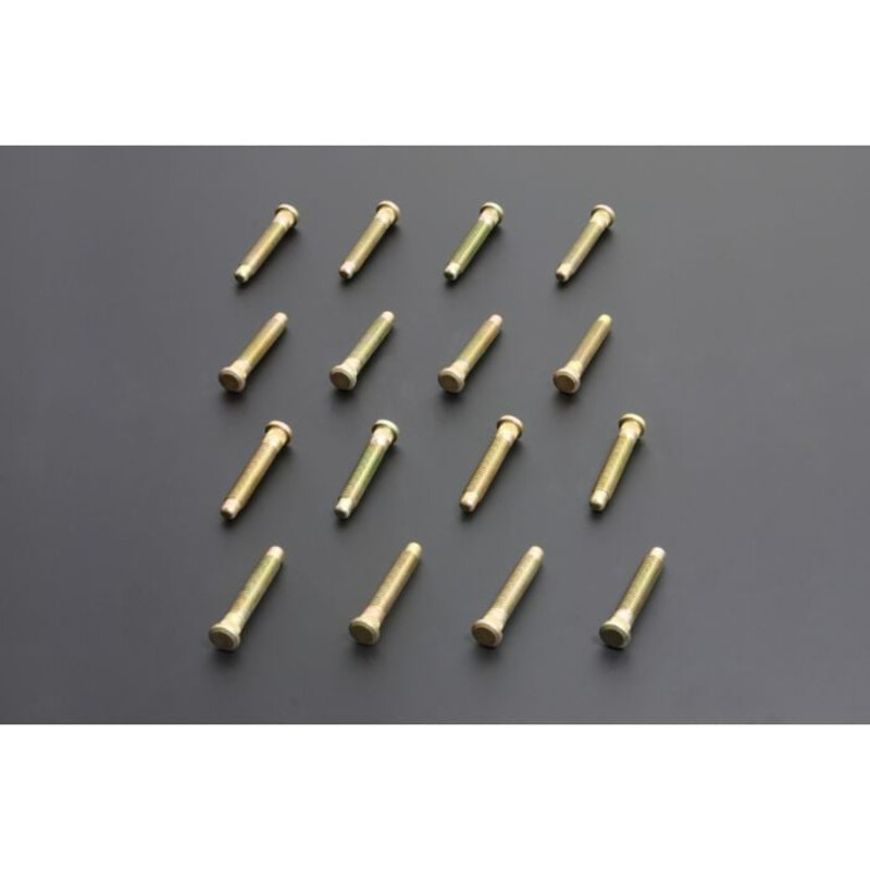 Goujons de Roue Longs Renforcés M12x1.5 (Pack de 16) pour Honda Civic EK / EJ / EM