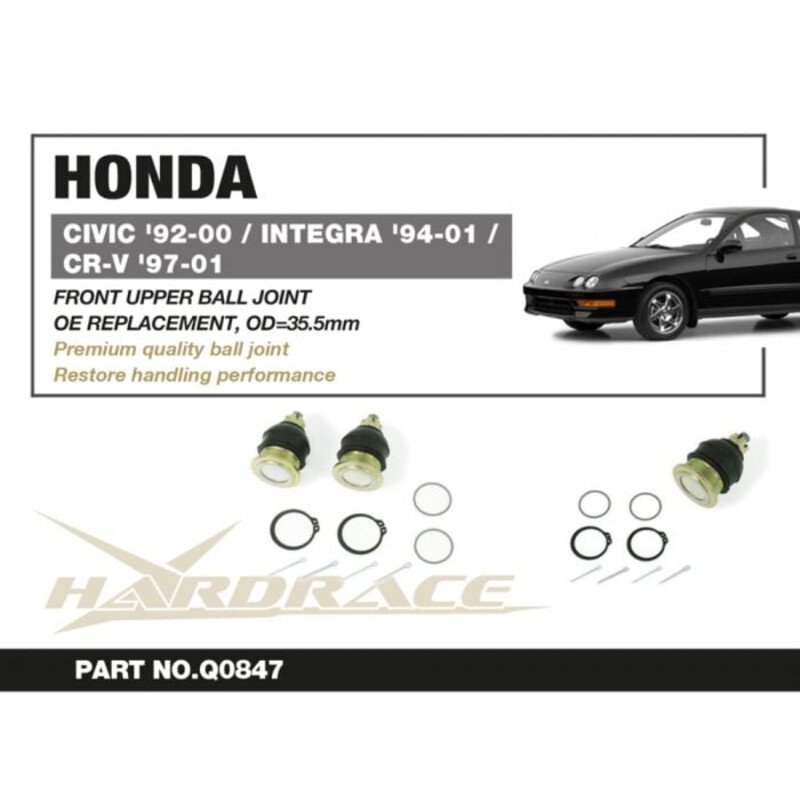 Rotules de Triangles Supérieurs Avant Hardrace pour Honda CR-V RD1 / RD3