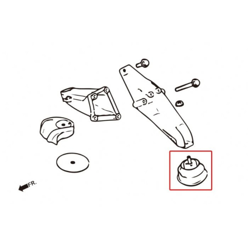 Supports Moteur Renforcés Hardrace pour BMW Z4 E85 / E86