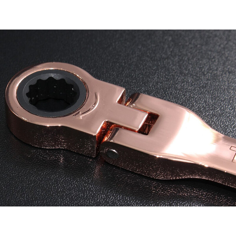 Porte-Clés Tein Outil à Cliquet - Rose Doré