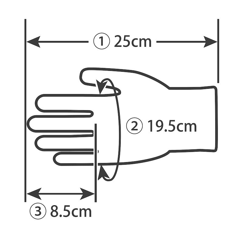 Gants de Travail en Nitrile Tein