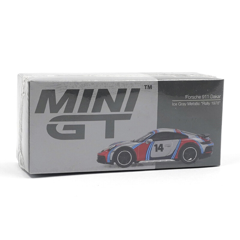 Mini GT 1/64 - Porsche 911 (992) Dakar Ice Grey Metallic