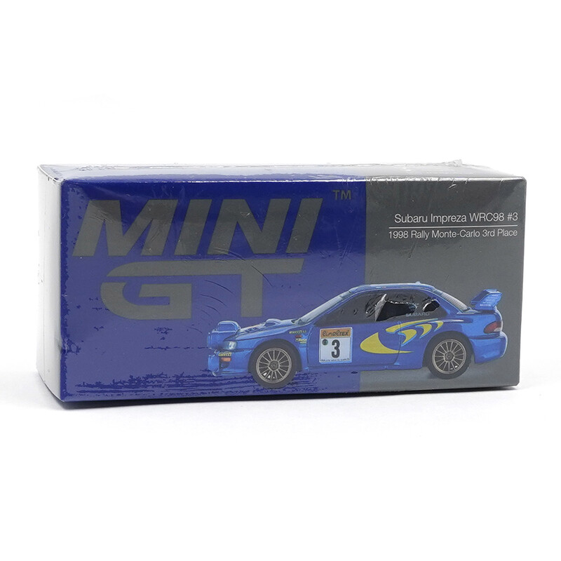 Mini GT 1/64 - Subaru Impreza WRC - Rallye Monte-Carlo 1998