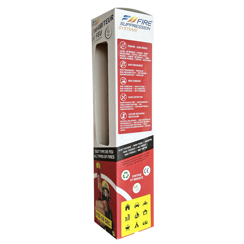 Inhibiteur de Feu FFS 50 Secondes (Bâton Extincteur)