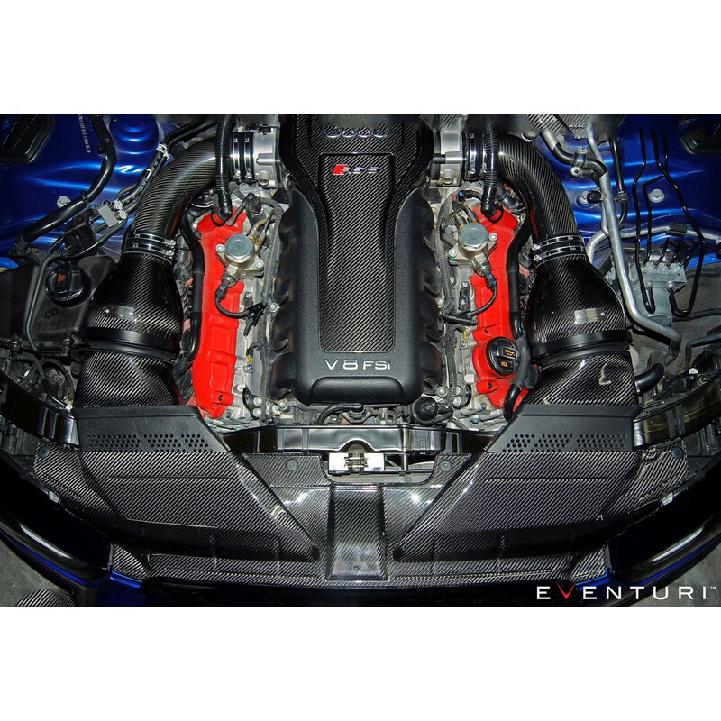 Cache Radiateur Carbone Eventuri pour Audi RS4 B8