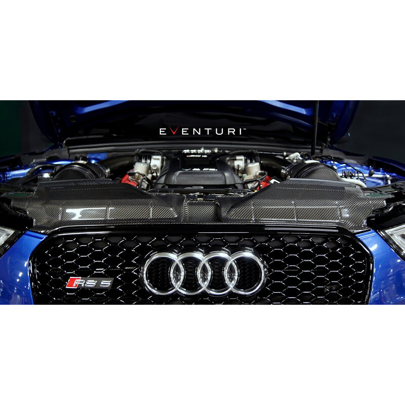 Cache Radiateur Carbone Eventuri pour Audi RS4 B8